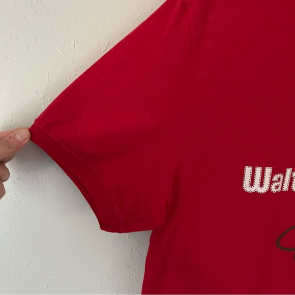 Disney Parks Walt Disney World Santa Mickey Mouse Ringer Tee Size Large - Picture 6 of 8